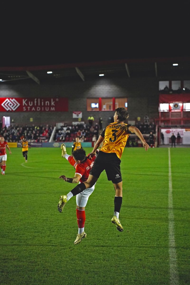 Ebbsfleet United matchday action at Kuflink Stadium